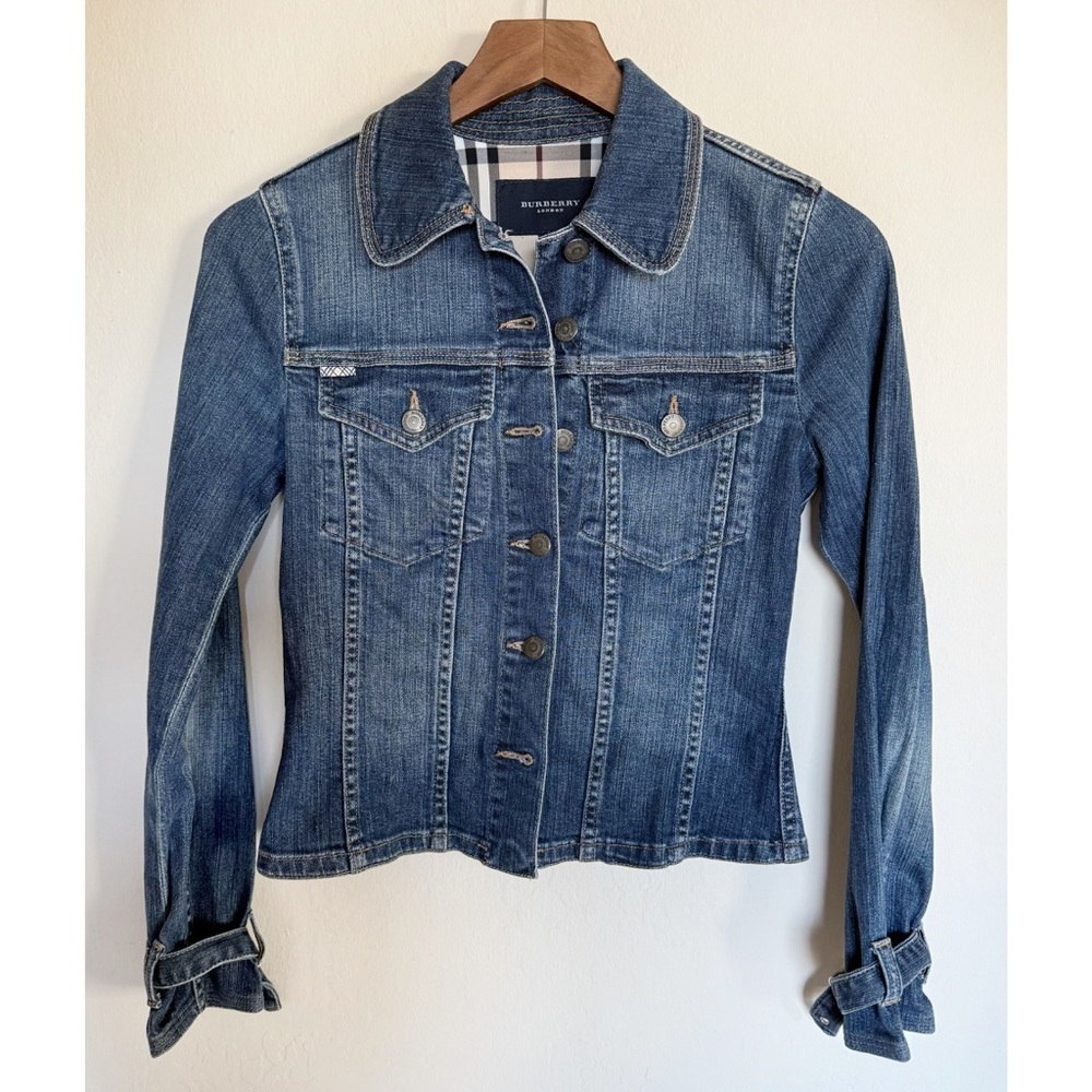 Burberry London 🇬🇧 | Blue Denim Jacket, Size 4